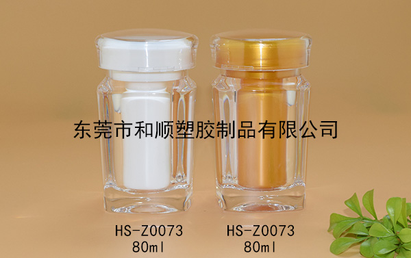 80ml片剂保健品高透方瓶 HS-Z0073